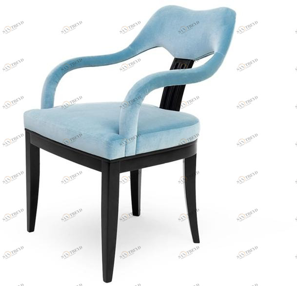 Mytto Бархатный стул с открытой спинкой Larforma sun-id-1358677