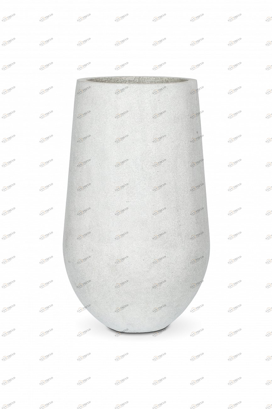 Вазон уличный серый 100х63 см "Белфаст" CAPI EUROPE FLORERO 044741 Серый 