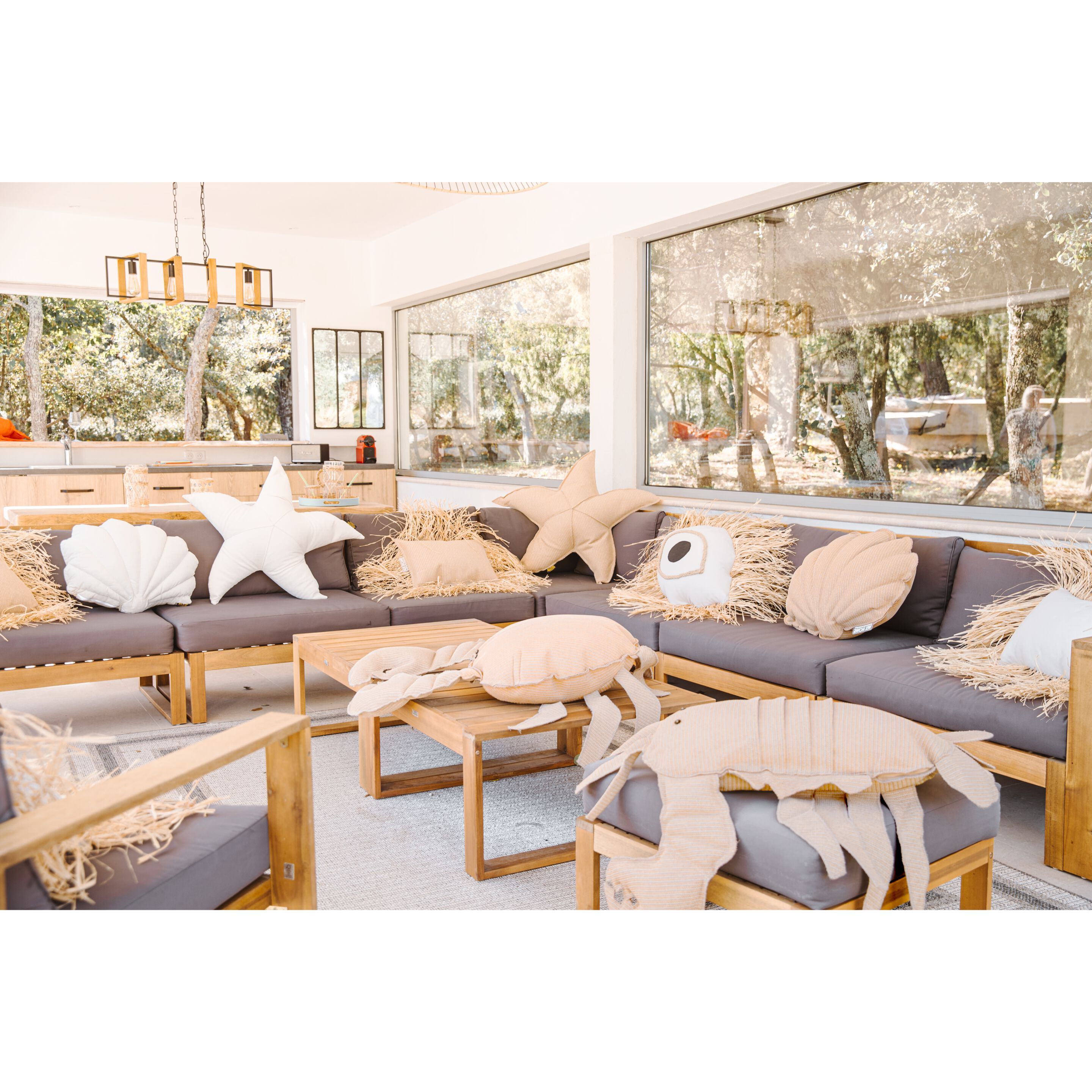 Напольная подушка ткани MX HOME Pampelonne ARCH-00012078 - Вид №3