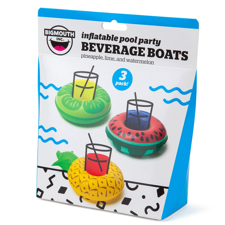 Набор подстаканников для бассейна fruit 3 шт BIGMOUTH ДИЗАЙНЕРСКИЕ 299858 Желтый;зеленый;разноцветный  - Вид №11