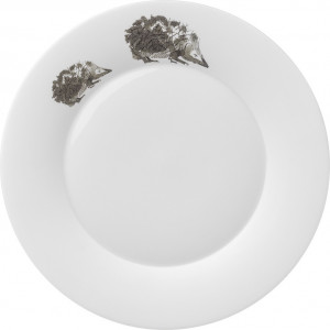 10602548 Hering Berlin Тарелка закусочная Hering Berlin "Охота" "Ежи" 23см Фарфор