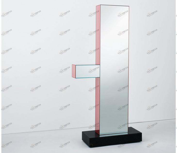 Glas Italia Прямоугольное зеркало  Shibam01 