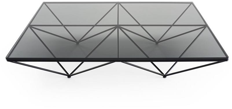 B&B Italia Прямоугольный журнальный столик из стали и стекла sun-id-1516260 - Вид №1