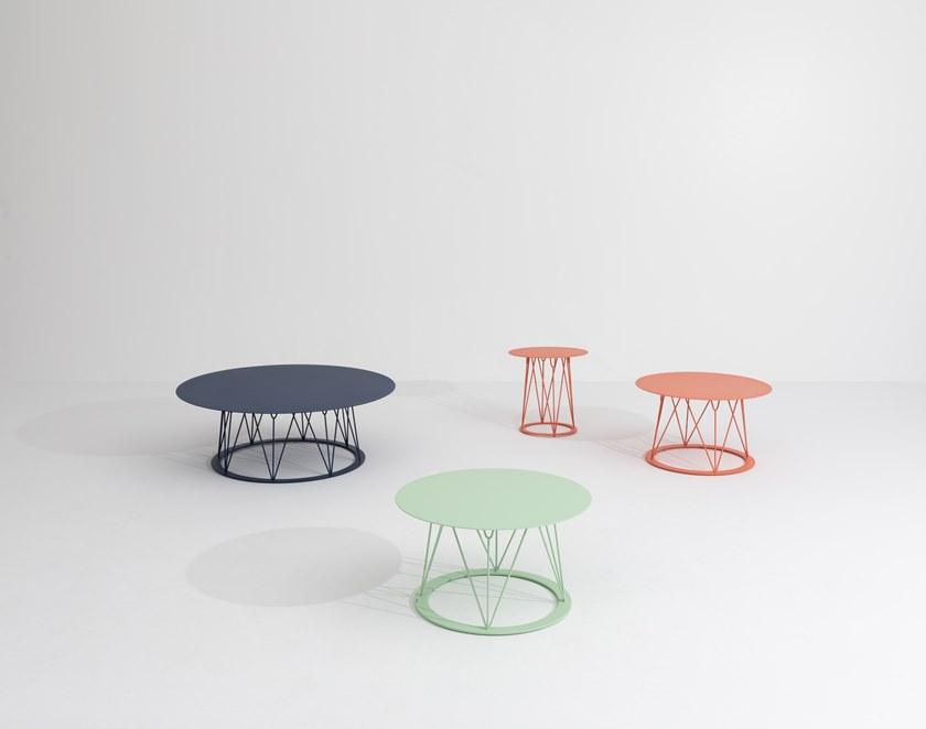 Garda Furniture Низкий круглый журнальный столик из стали с порошковым покрытием Ataman Ga05xl - Вид №1