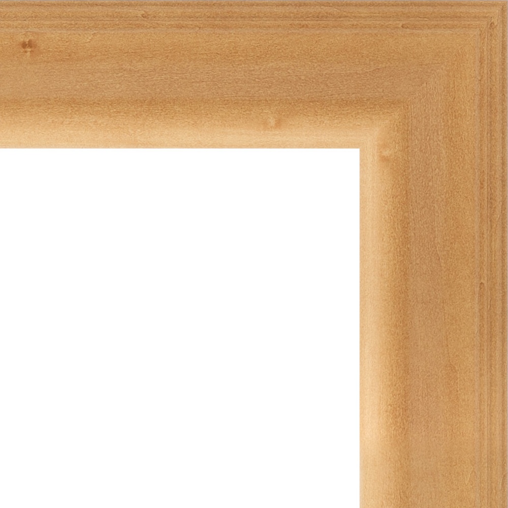 BY 1213 Зеркало с фацетом в багетной раме - сосна 62 mm EVOFORM Exclusive - Вид №4