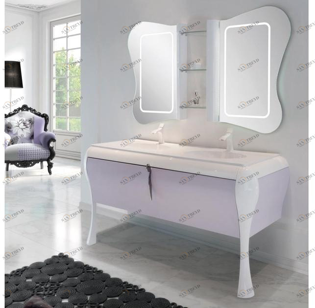 LASA IDEA Двойная лакированная консольная мойка с ящиками Gaudì sun-id-1387977