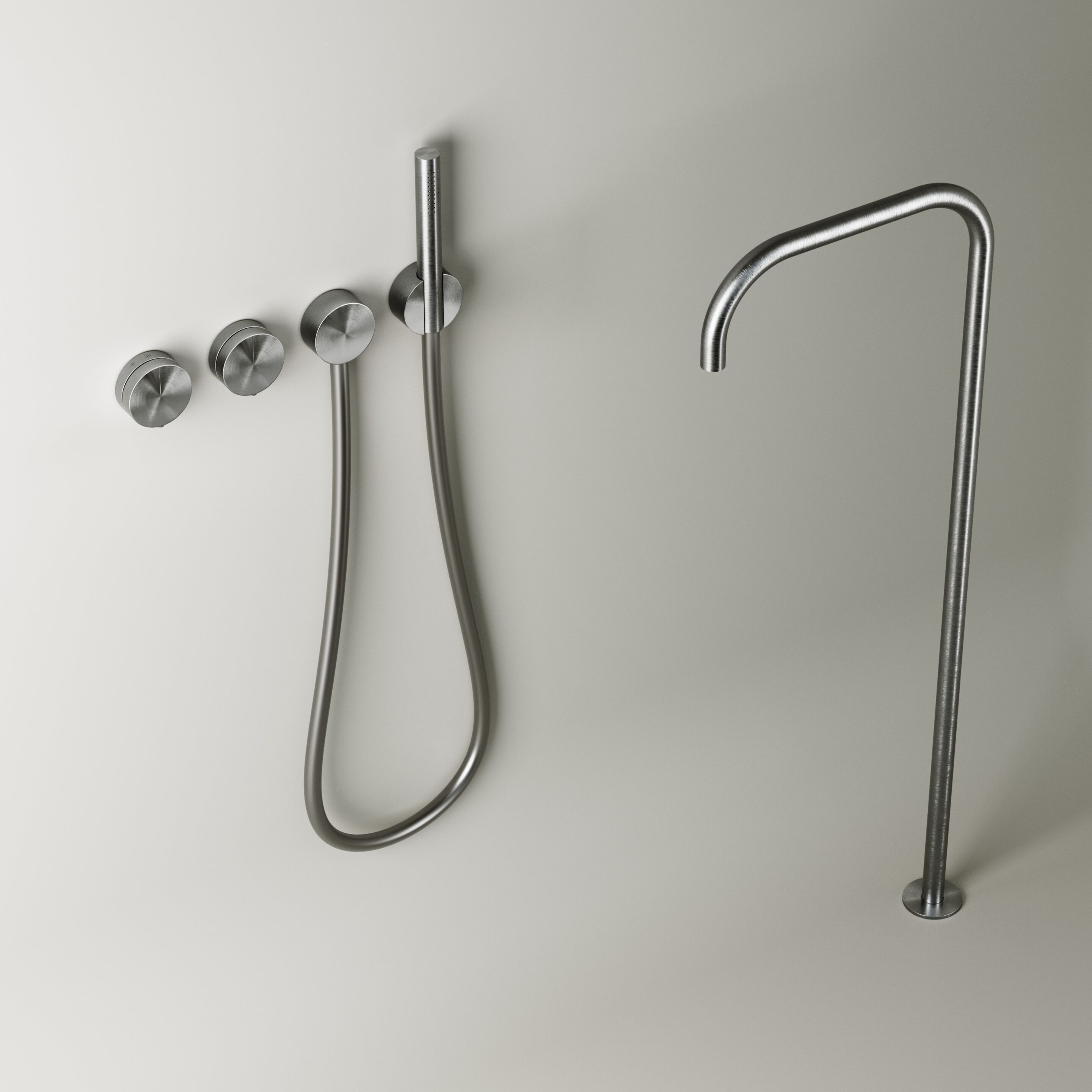 Набор термостатических ванн из нержавеющей стали с ручным душем COCOON Maison ARCH-00054758 - Вид №1