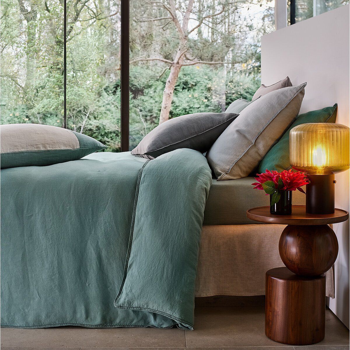 Круглый журнальный столик из орехового дерева AMPM STIGIDO ARCH-00134075 - Вид №6