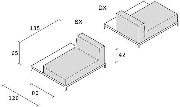 Alias Мягкое кресло с журнальной полкой Aluzen soft P46 - Вид №2