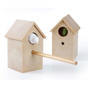 QL10234-BN-WH Точилка cuckoo дерево-белый Qualy