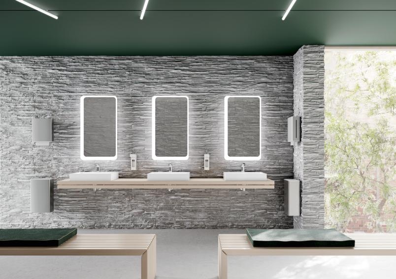 900.06.002XA Дезинфицирующее средство или дозатор мыла HEWI System 900 - Вид №2