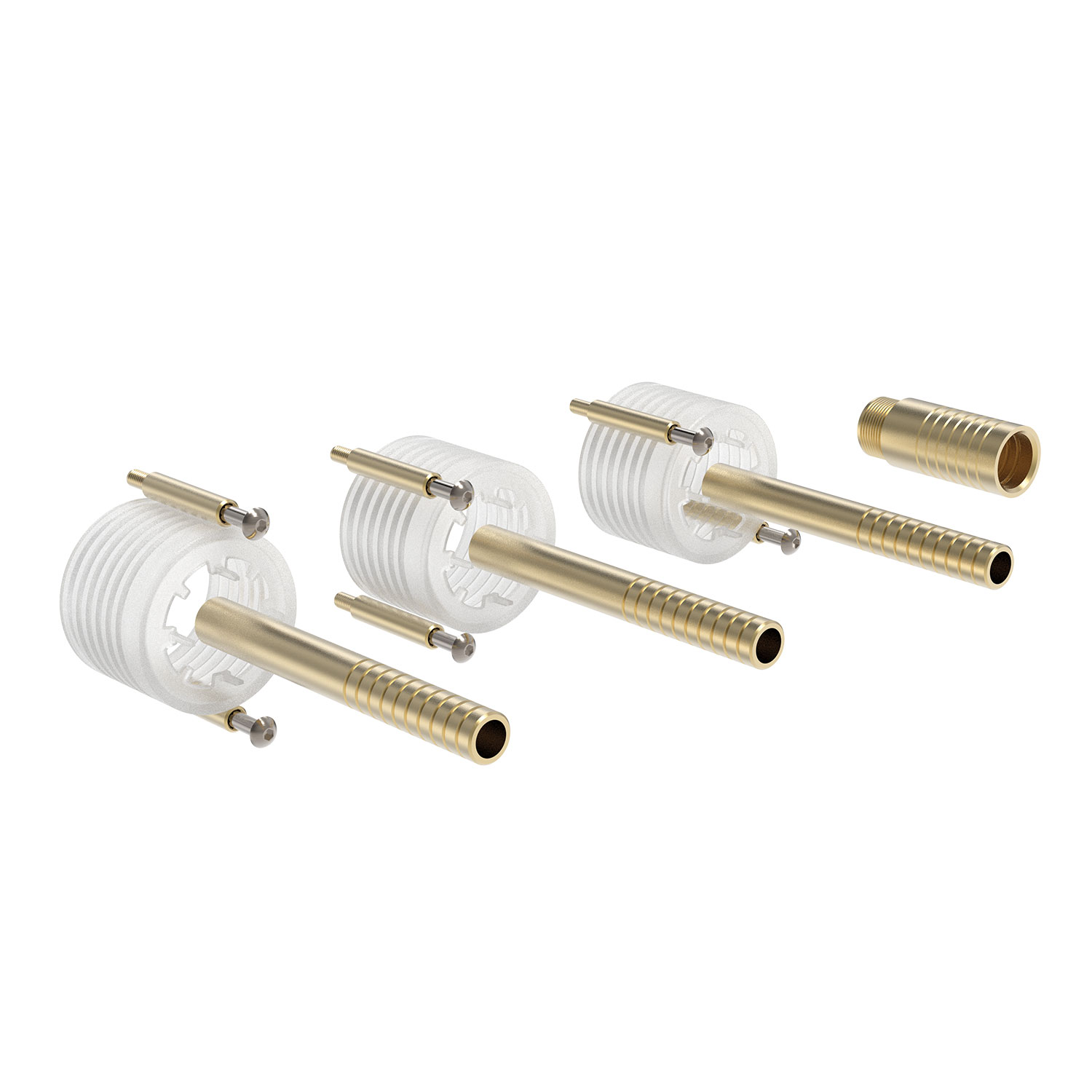 Удлинительный комплект для 3-4-ходовых скрытых термостатических кранов B-System-29985003 TRES Thermostatic