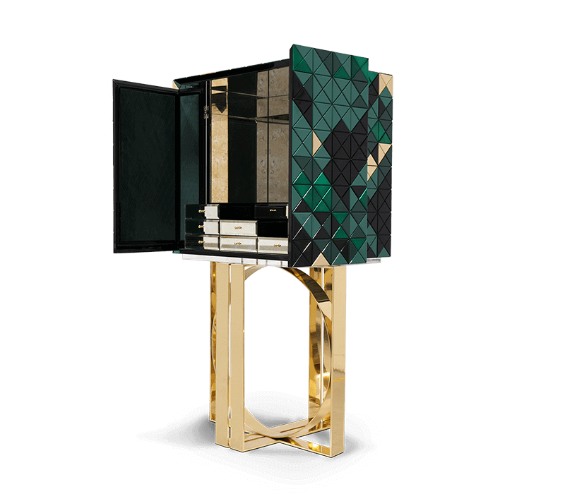 0-328 Пиксельный зеленый шкаф Boca Do Lobo  - Вид №8