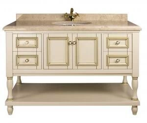 Тумба EDEN 130 арт. TS-8002-C Ивори с золотом