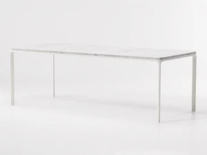 Kettal Прямоугольный мраморный садовый стол Park life #11714