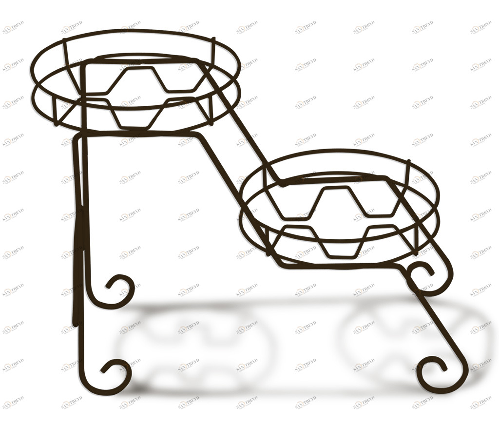 Подставка для цветов Melodiya чёрная SHEFFILTON ПОДСТАВКИ ДЛЯ ЦВЕТОВ 015017 Чёрный 