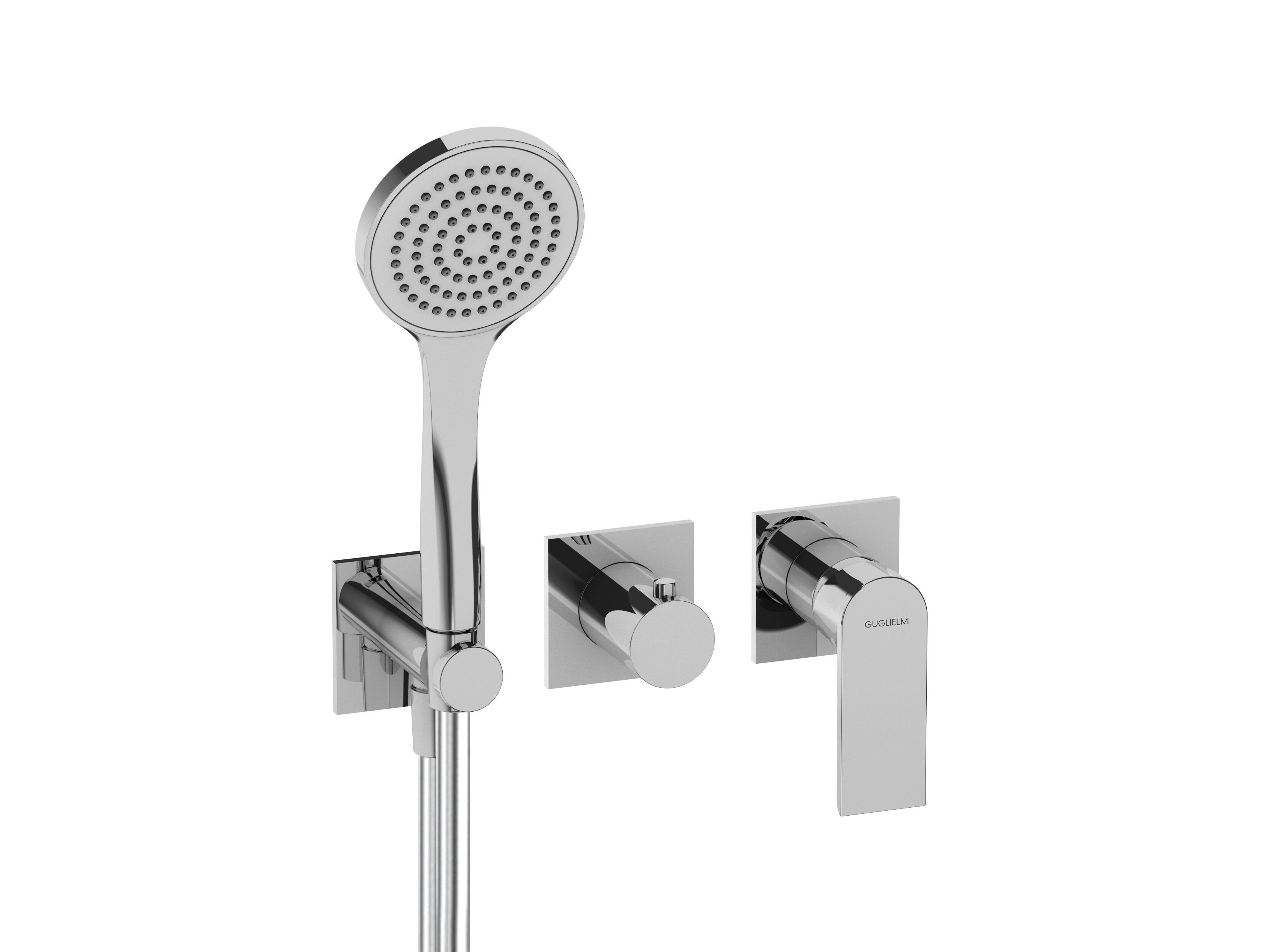 Однорычажный смеситель для душа с ручным душем GUGLIELMI RUBINETTERIE Walser ARCH-00078783 - Вид №1