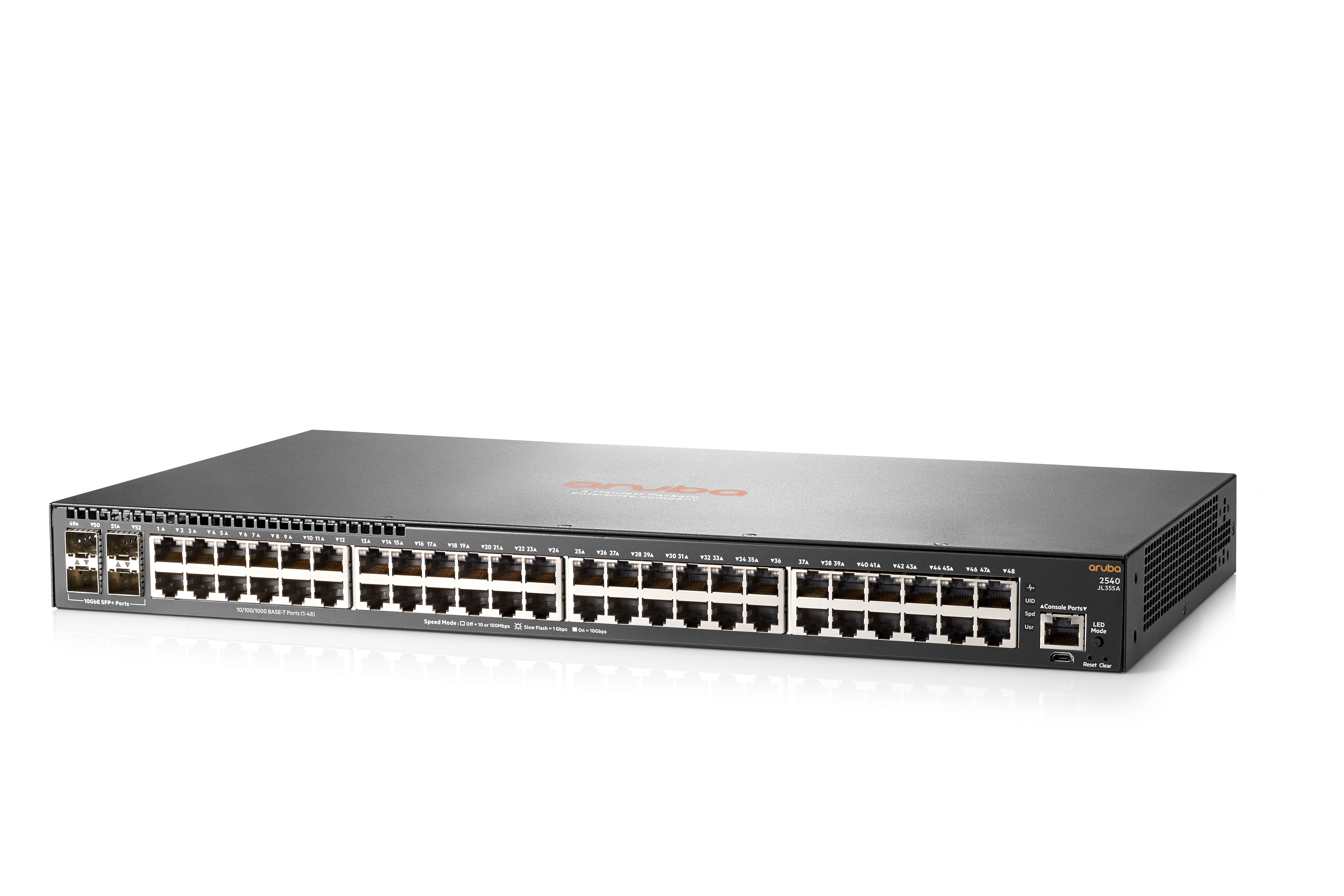 JL355A#ABB Aruba 2540 48g 4sfp+ switch HP Enterprise Santreyd  - Вид №1