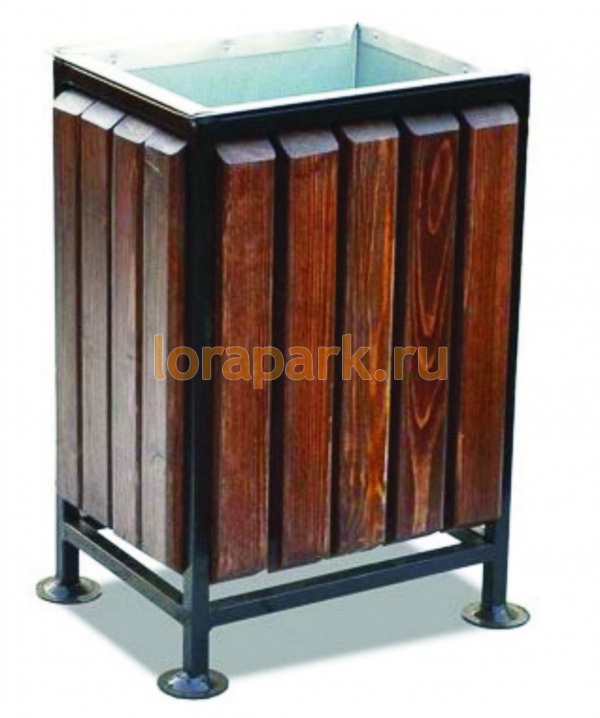 NOKV01.01.01-MU.MD НОРТ квадро, урна уличная LAB.Space 