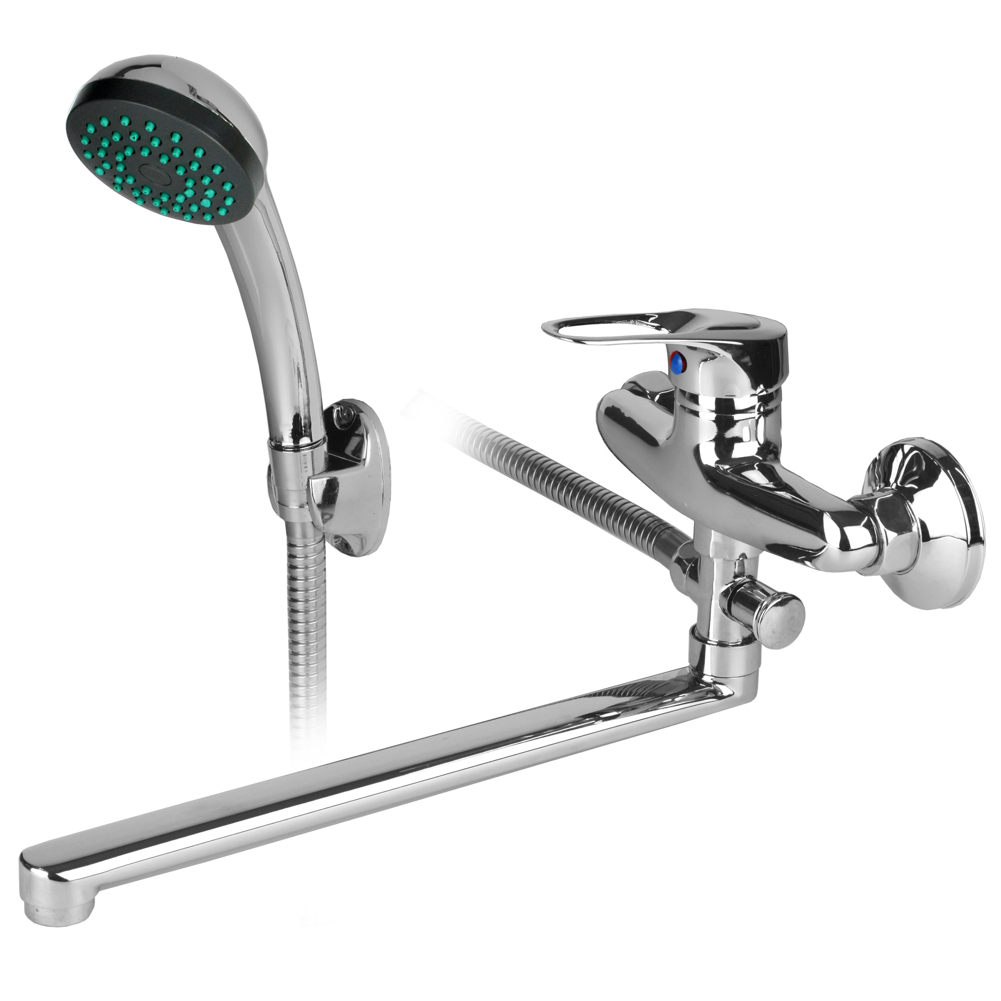 82797995 Смеситель для ванны универсальный однорычажный цвет хром Дельфин Santreyd 