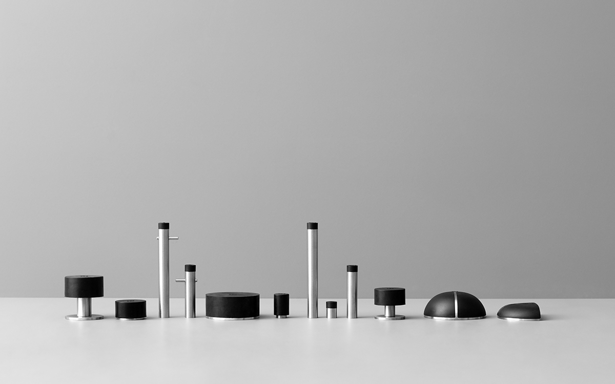 14506502005 Настенный дверной упор со штифтом Ø14x70 ммd line Knud Holscher  - Вид №2