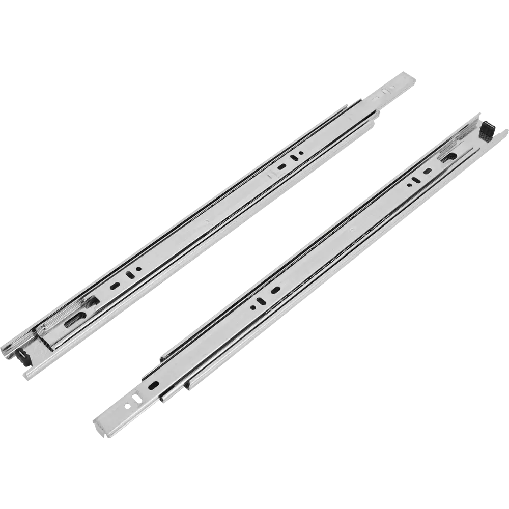 Комплект шариковых направляющих полного выдвижения EDS Chrome EDS-35 35/400 мм сталь, цвет серебро 85075491 STLM-2046809 Santreyd 
