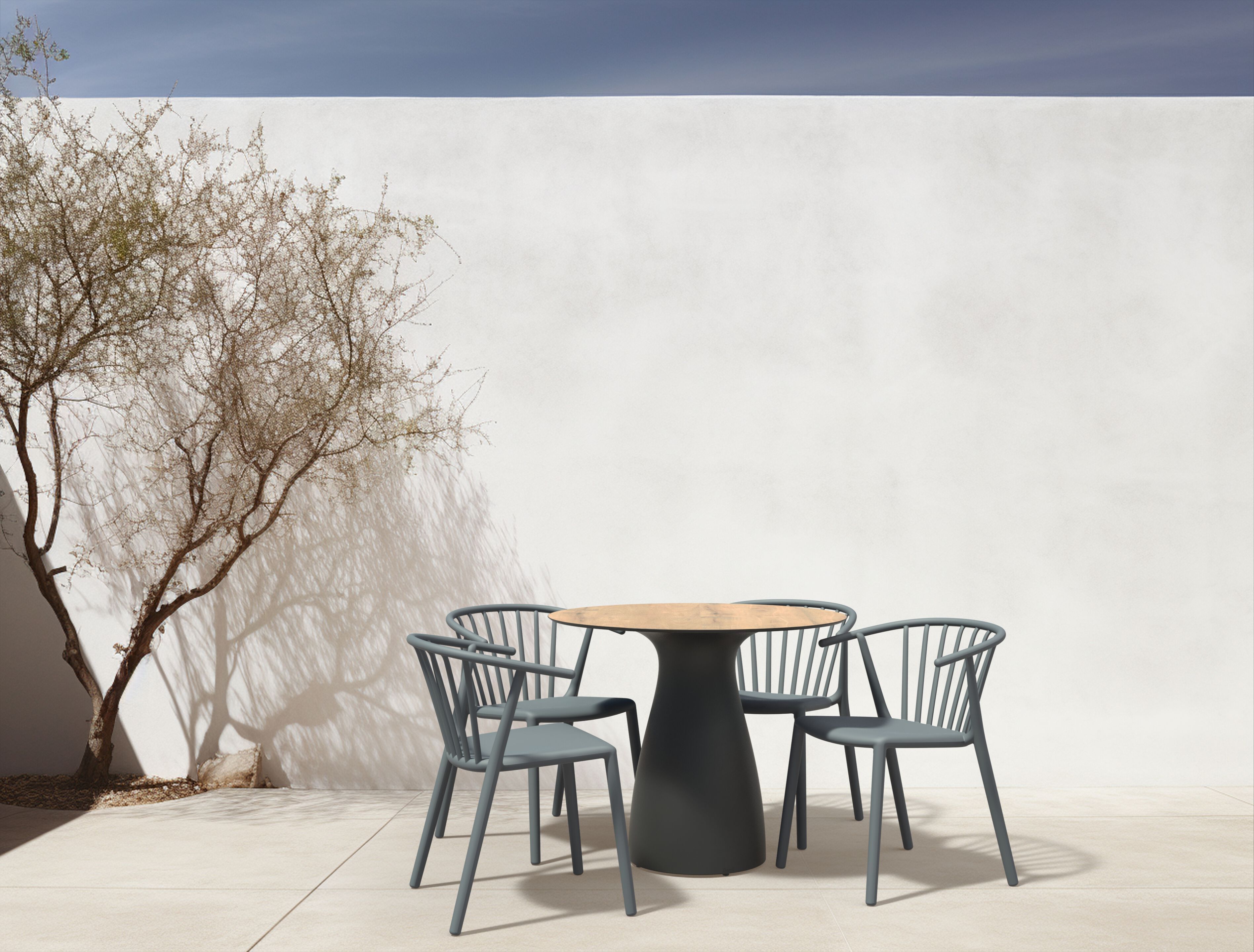 Круглый стол из HPL и полиэтилена Resol Baobab ARCH-00057579 - Вид №2