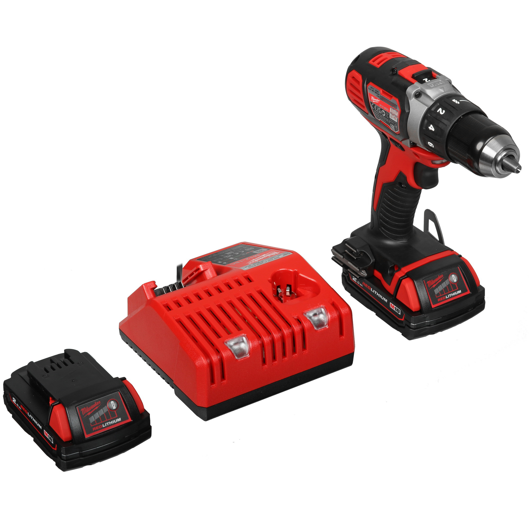Дрель-шуруповерт Milwaukee M18 BDD-202C 5476112 STDN-0100701