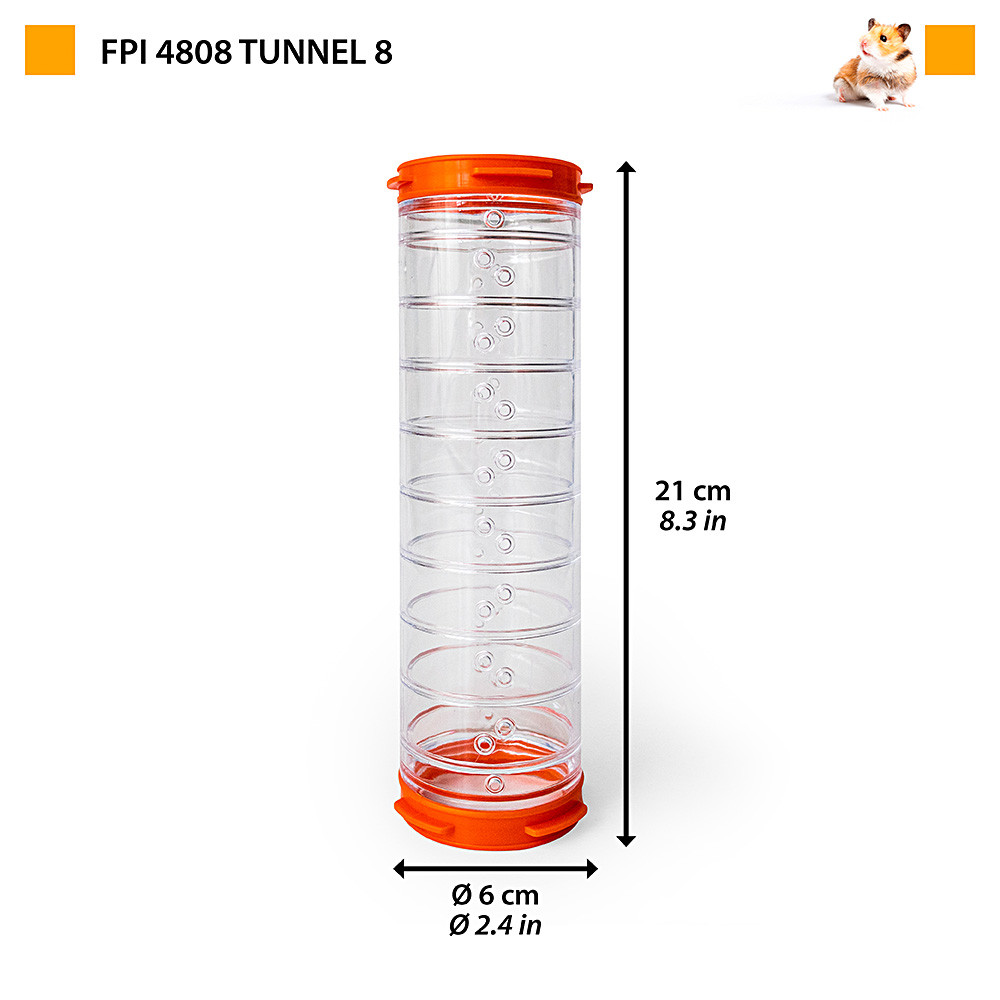 Т00021657 Труба-туннель для грызунов FPI 4808 TUNNEL 8 для хомяков FERPLAST  - Вид №1