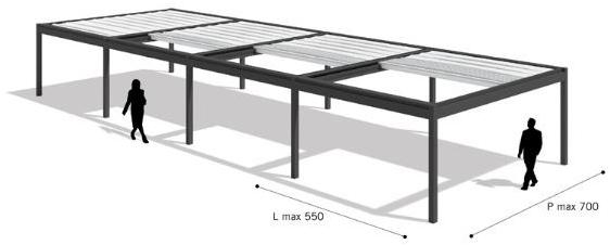 PRATIC F.lli ORIOLI Самонесущая пергола из алюминия Pergole sun-id-1501693 - Вид №7