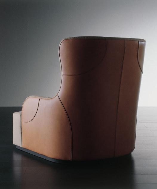 Meridiani Кожаное кресло Bergere с подлокотниками Liu sun-id-1348516 - Вид №1