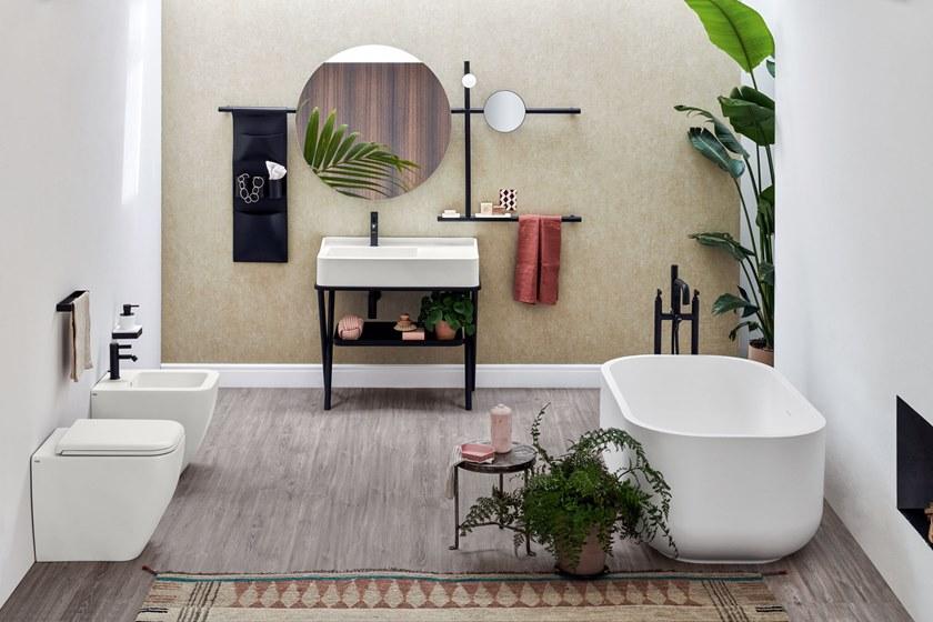 Напольная раковина стоящая овальная Ceramica Cielo sun-id-1481948 - Вид №5