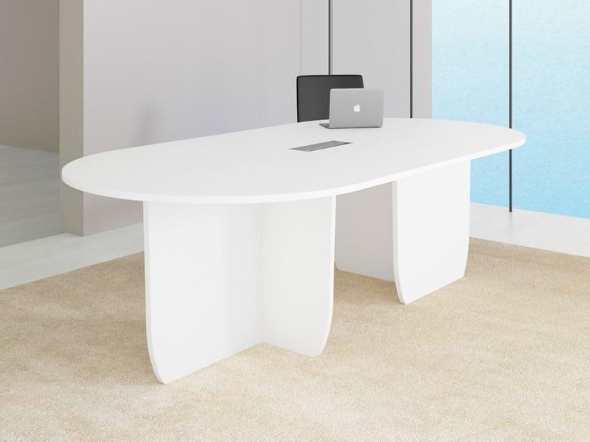 FERCIA Овальный стол для совещаний Stone St.mto.1/2._._ _ - Вид №1