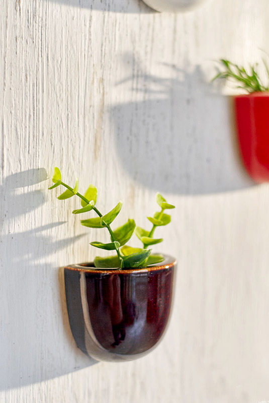 Набор мини-кашпо Pocket красный,белый,черный ЭКОЧЕЛОВЕКИ 4003 - Вид №5