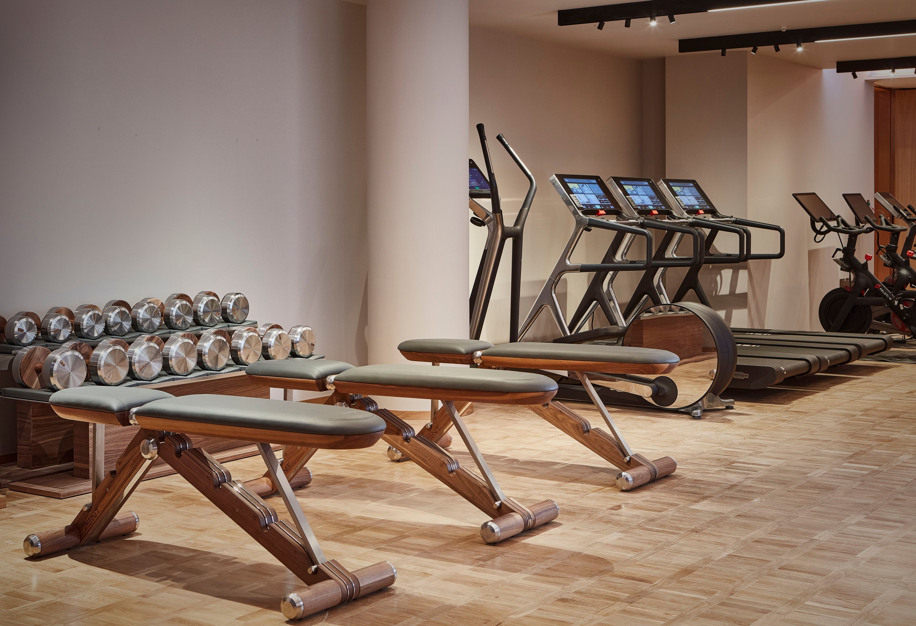 Набор гантелей из нержавеющей стали и дерева PENT Colmia ARCH-00065813 - Вид №3