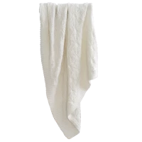 Плед MARLY малый APERO ВЯЗАНЫЕ, ОДНОТОННЫЕ 010336 Молочный;белый