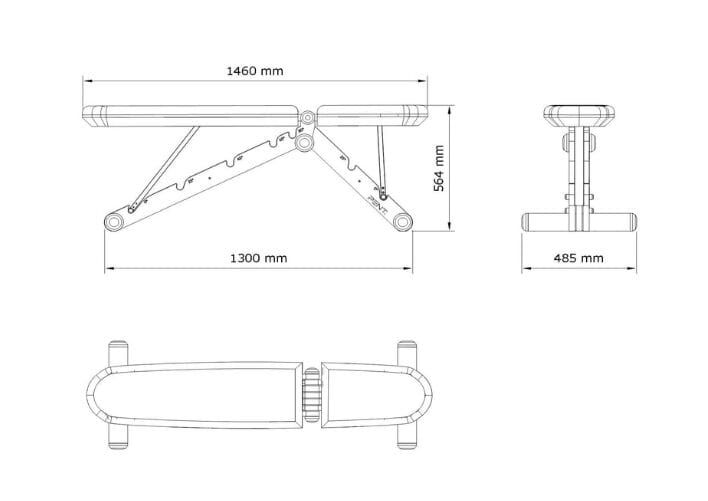Скамья для пресса из грецкого ореха и кожи PENT BANKA ADVANCE ARCH-00125671 - Вид №21