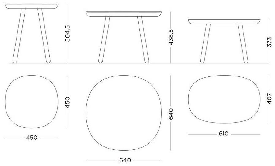 EMKO Сервисный столик из массива дерева Naïve Naive sun-id-1406303 - Вид №11