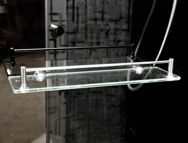 D08S LED Душевая кабина DETO Серия D BМ1510 стандартная BLACK - Вид №7