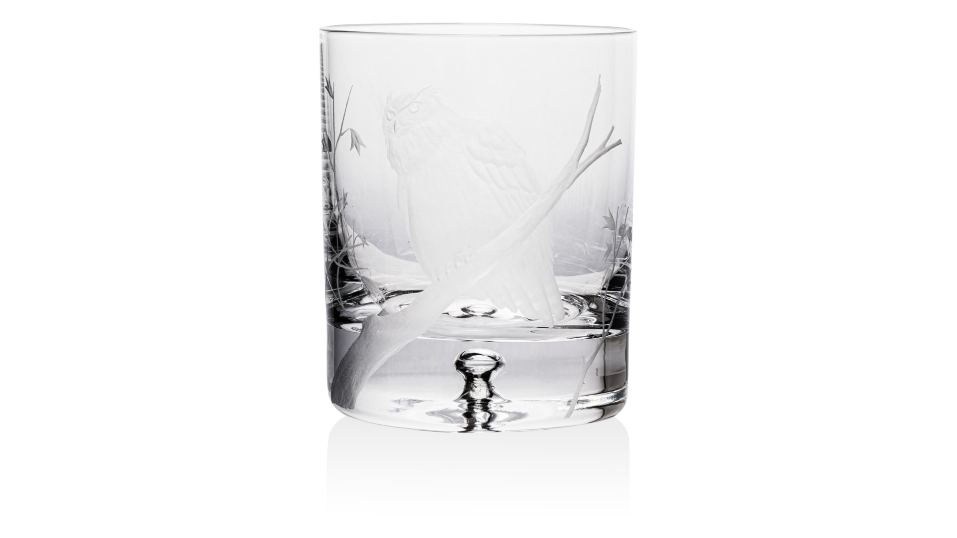 10651163 KROSNO Набор стаканов для виски Krosno "Легенда, Совы" 250мл, 6 шт Стекло  - Вид №3