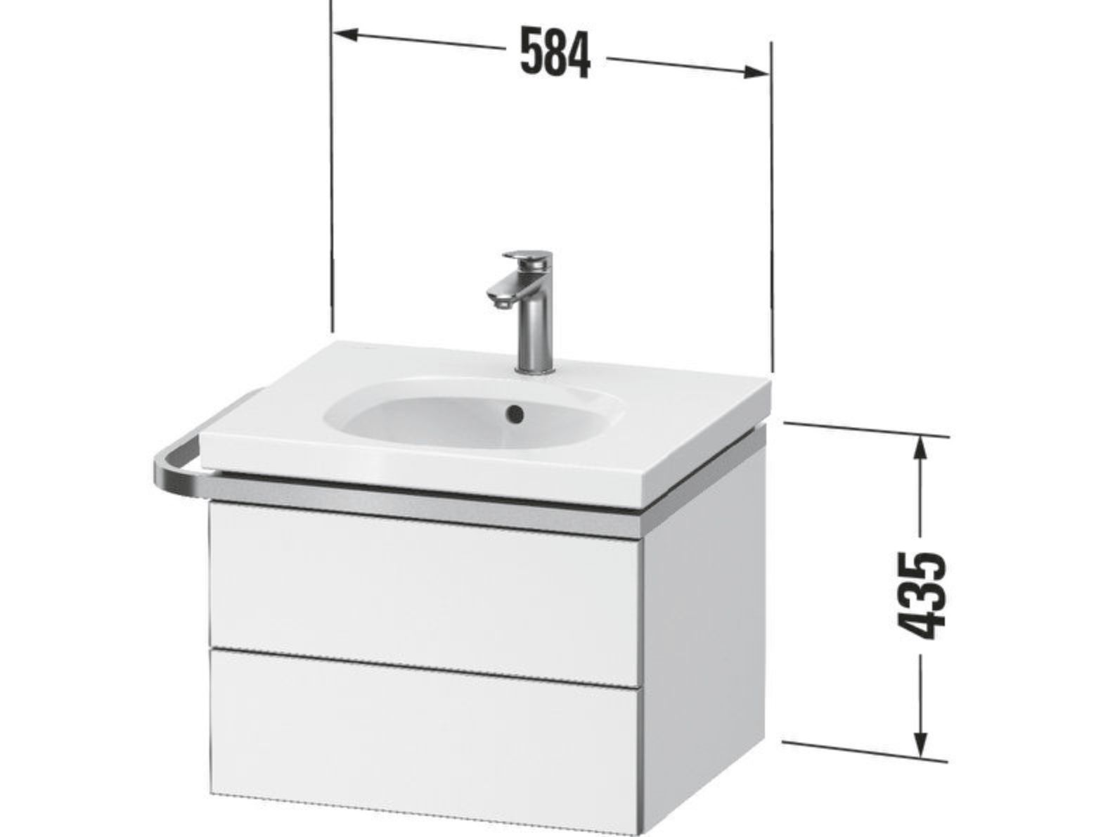 Деревянный подвесной умывальник с ящиками Duravit Aurena ARCH-00015607 - Вид №1