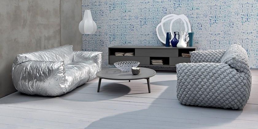 Gervasoni Низкий круглый деревянный журнальный столик Gray sun-id-1424264 - Вид №6