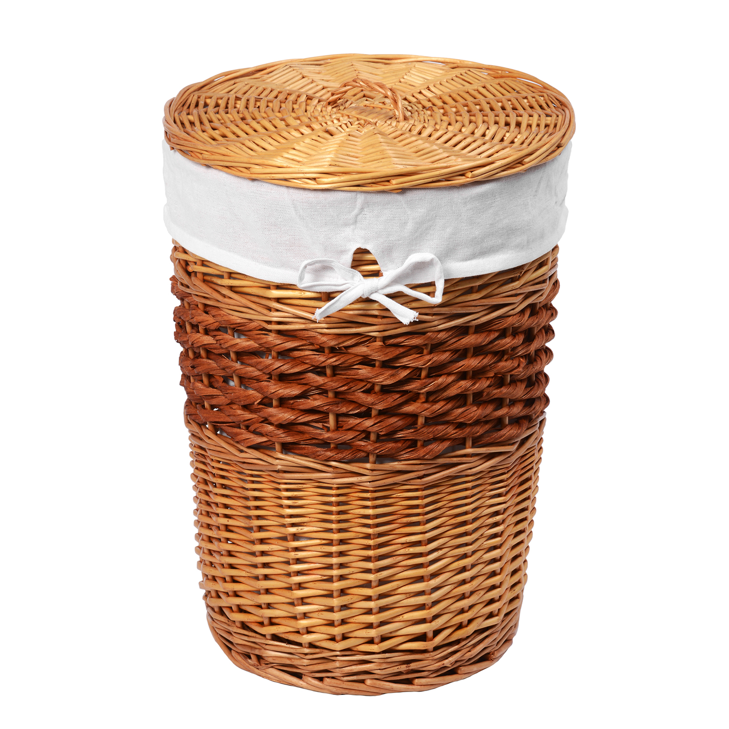 WB-410-S Main Плетеная корзина для белья с крышкой WasserKRAFT  - Вид №6