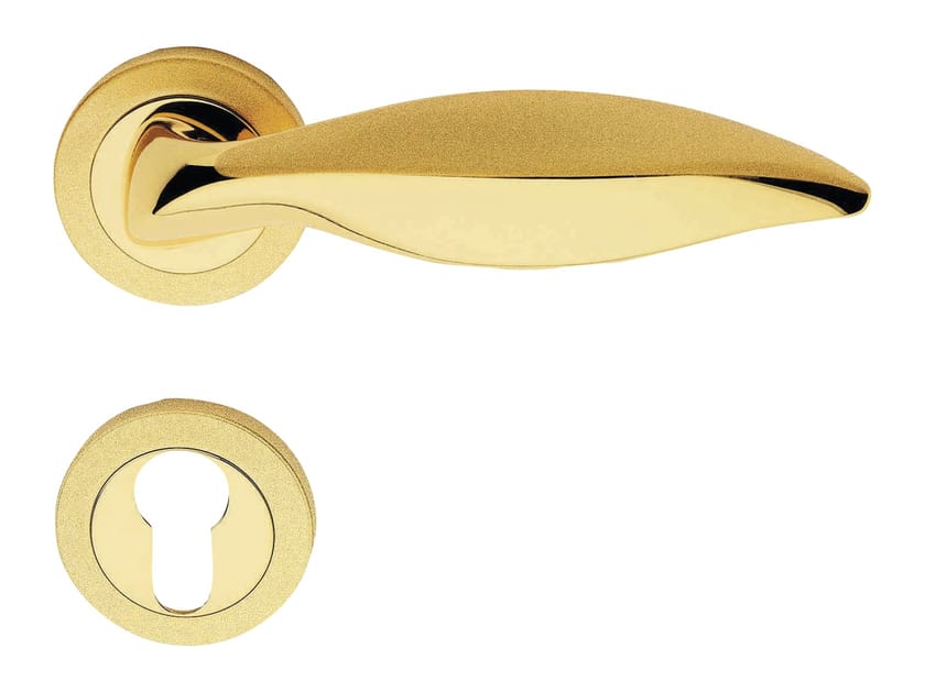 Классическая латунная ручка на розетке с насадкой LINEA CALI' Дельфин ARCH-00017873