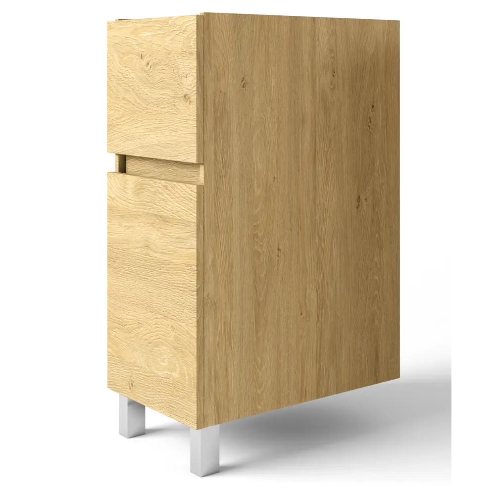 Тумба под стиральную машину напольная Aquaton Лайн 37.9 см цвет дуб каменный STLM-2175411 - Вид №6