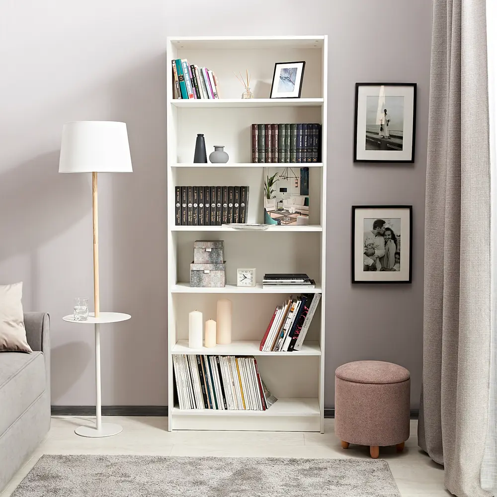 Стеллаж БУККЕР Органайзер для книг и аксессуаров с регулируемыми полками 82851587 STLM-0037034