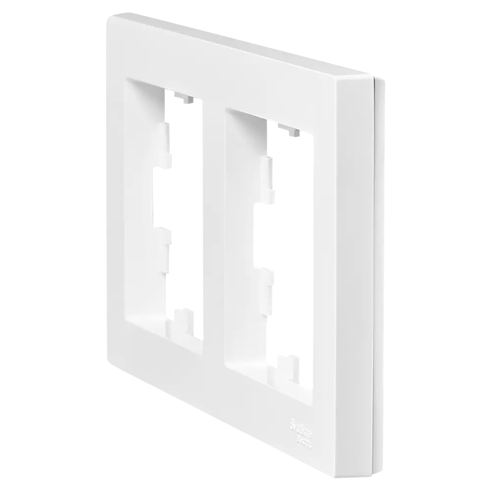 Рамка для розеток и выключателей Schneider Electric Atlas Design ATN000102 2 поста цвет белый 82455021 STLM-2211713 SYSTEME ELECTRIC AtlasDesign - Вид №2