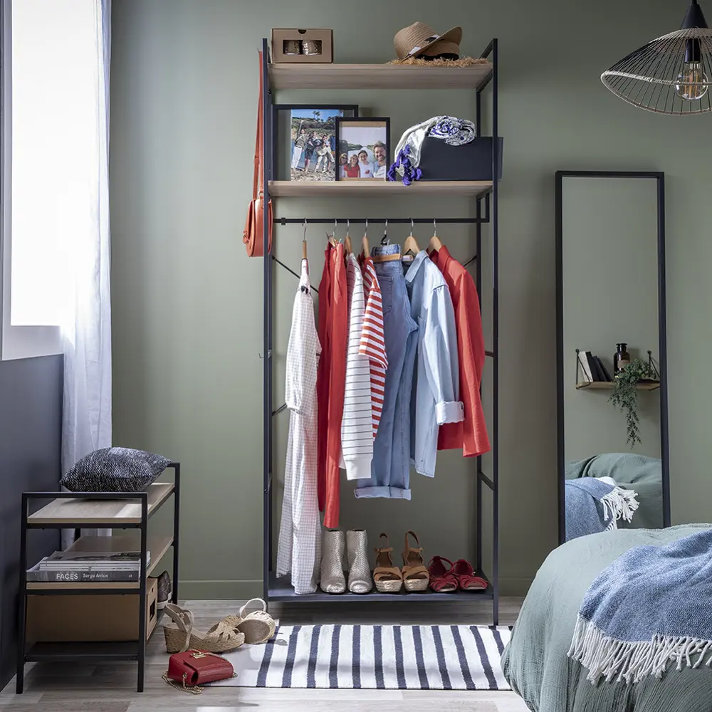 Плечики для одежды с зажимом KONSENSA 34 см дерево/металл цвет натуральный Плечики с зажимом STLM-2159581 - Вид №4