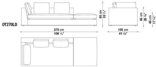 Maxalto Диван из ткани Otium sun-id-1372446 - Вид №28
