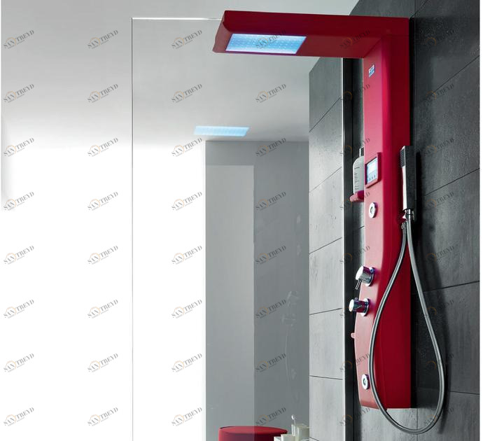 Gruppo Geromin Настенная душевая стойка из стали с душевой лейкой Etoile sun-id-1377455